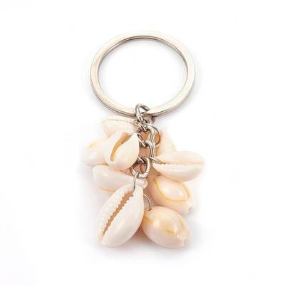 Cowrie Shell Keychain