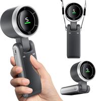 Portable Handheld Turbo Fan, 5 Gear Wind,4000mAh Battery Operated, Up to 12 Working Hours, 3 IN 1 Hand Fan Rechargeable with ...