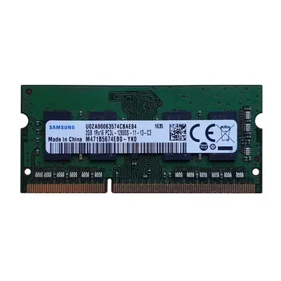 Samsung M471B5674EB0-YK0 | 2GB DDR3-1600MHz PC3-12800 Non-ECC Unbuffered SODIMM CL11 1Rx16 1.35V 204-Pin Memory Module