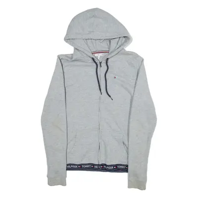 TOMMY HILFIGER Mens Grey Hoodie Full Zip M