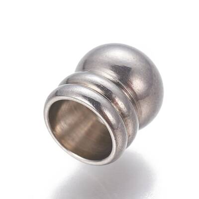 Tarnish Resistant 201 Stainless Steel Cord Ends
