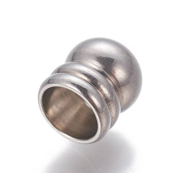 Tarnish Resistant 201 Stainless Steel Cord Ends
