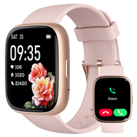 TOOBUR Multifunctional Touch Screen Smartwatch Fitness Tracker with 100+ Sports Modes,BT Call Function,Activity Tracker Messa...