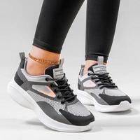 Sosenfer Women's Non-Slip And Wear Resistant Air Cushion Running Shoes, Lace Up Fashion Casual Travel Shoes, Waterproof Light...