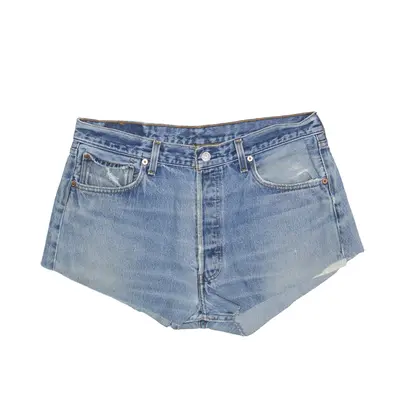 LEVI'S 501xx Denim Shorts Blue Regular Womens M W30