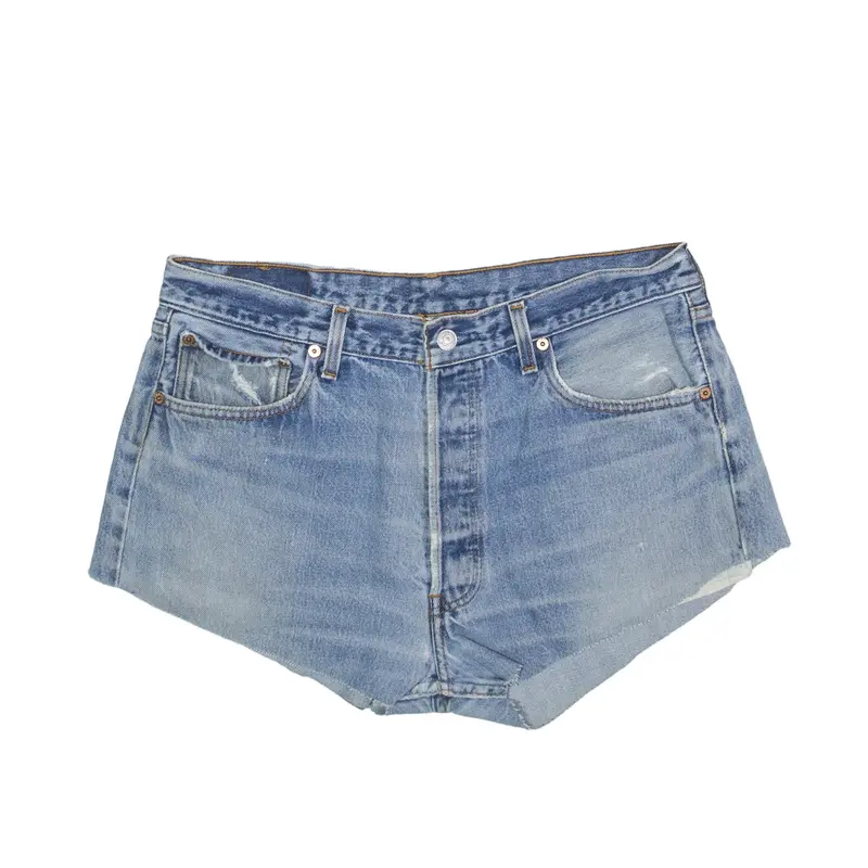 LEVI'S 501xx Denim Shorts Blue Regular Womens M W30
