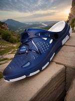 Men's Casual Breathable Hollow Out Clogs, Lightweight Footwear, Comfortable Non-slip Slides for Outdoor Beach, Fashionable Sh...