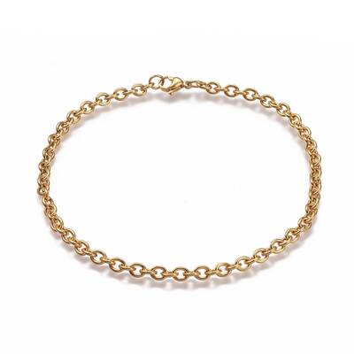 304 Stainless Steel Cable Chain Anklets