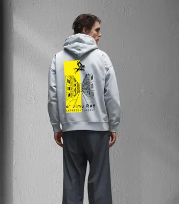 City Scape Wings - The o' Jimu Ray Hoodie