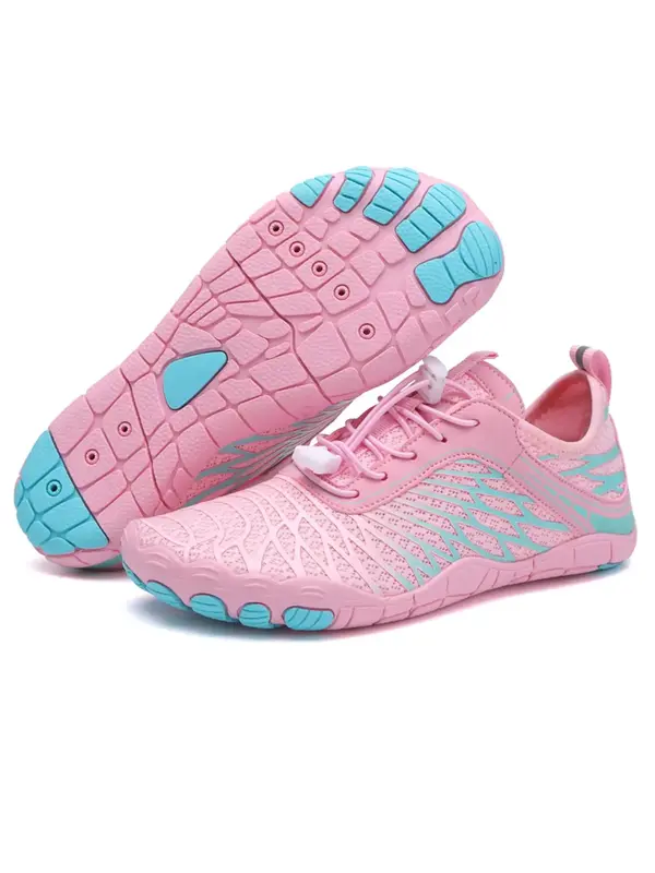 Women's Creek Shoes for Summer, Girl Beach Essentials, Minimalist Sporty Plain Lightweight Creek Footwear, Quick Dry Breathab...