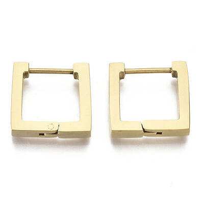 304 Stainless Steel Huggie Hoop Earrings