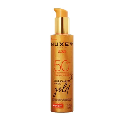 Nuxe, Sun Gold, UV protection, tanning oil, SPF 50, 150 ml