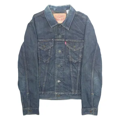 LEVI'S Mens Denim Jacket Blue S