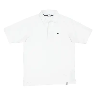 NIKE Mens Polo Shirt White S