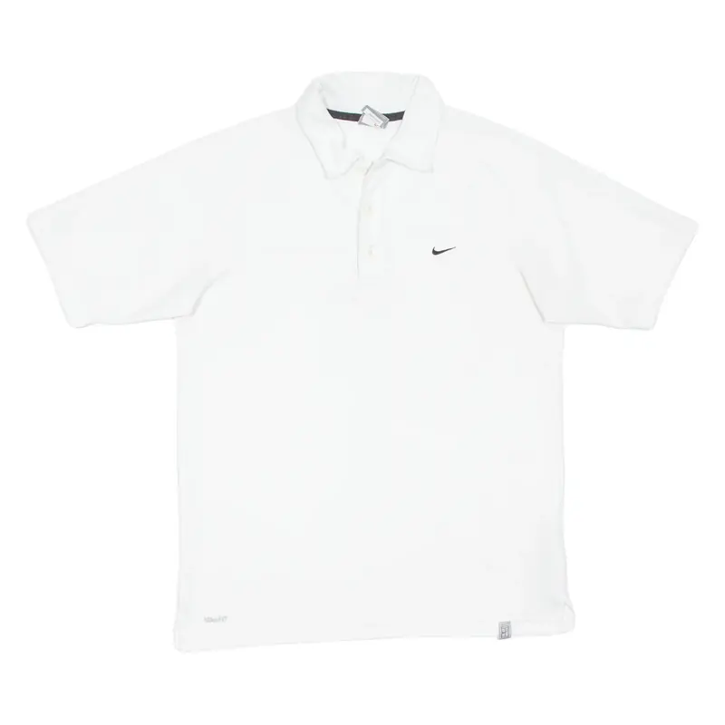 NIKE Mens Polo Shirt White S