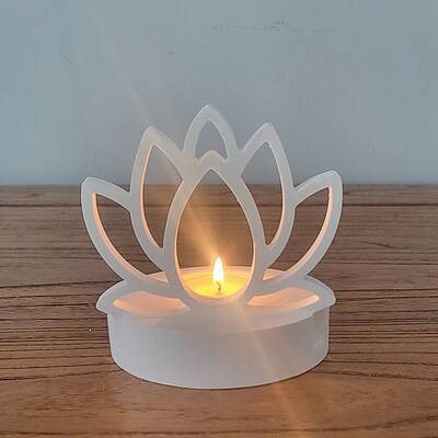 Lotus DIY Silicone Candle Holders