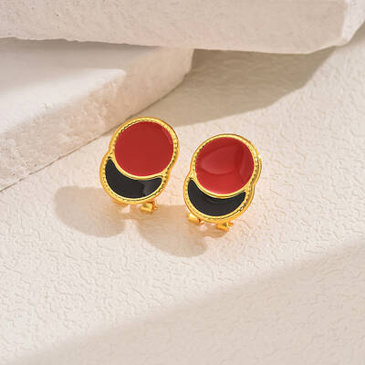 Fashionable Classic Casual Alloy Stud Earrings
