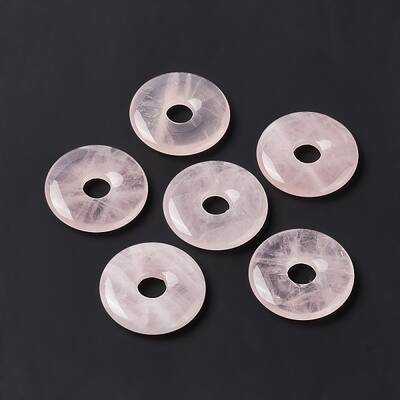 Natural Rose Quartz Pendants