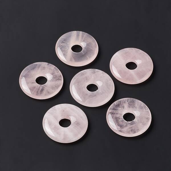 Natural Rose Quartz Pendants