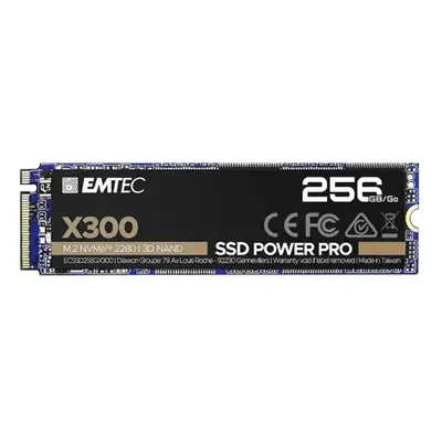 ECSSD256GX300 Emtec Power Pro X300 256GB PCI Express NVMe 3.0 x4 M.2 2280 Solid State Drive