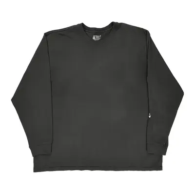 Carhartt Long Sleeve T-Shirt - 2XL Black Cotton