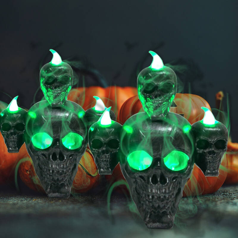 Halloween Decoration, Skull With Lights Ornaments