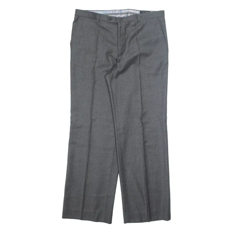 TED BAKER Chino Workwear Mens Trousers Grey Regular Straight W36 L32