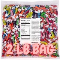 Tootsie Frooties Candy 2 Lbs.  Assorted Flavors - Gluten & Peanut Free - Sweet, Snack Bonbon, piñata candy, baby shower Cand...
