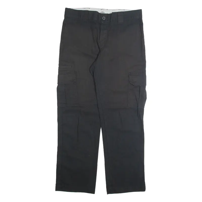 DICKIES Chino Mens Trousers Black Regular Straight W32 L30