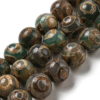 Tibetan Style dZi Beads Strands