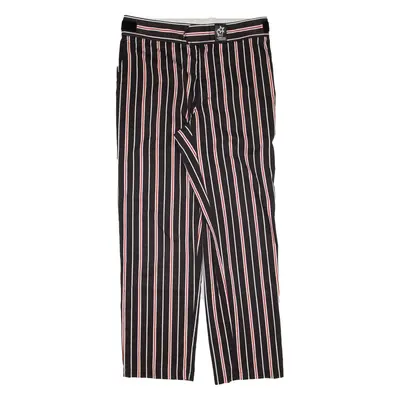 BRAGARD Striped Mens Trousers Black Regular Straight W34 L29
