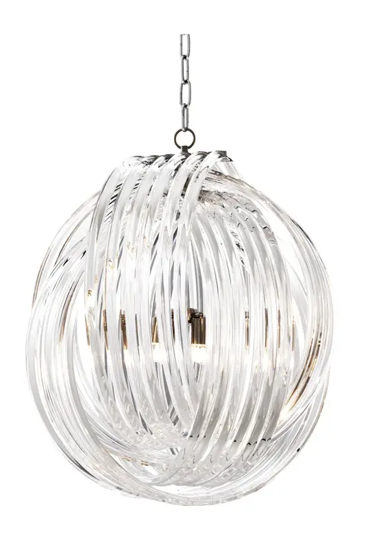 Lucite Loop Chandelier | Eichholtz Marco Polo L