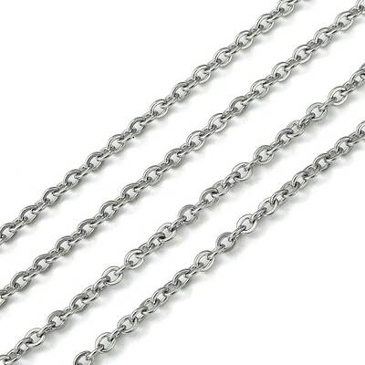 Tarnish Resistant 304 Stainless Steel Cable Chains