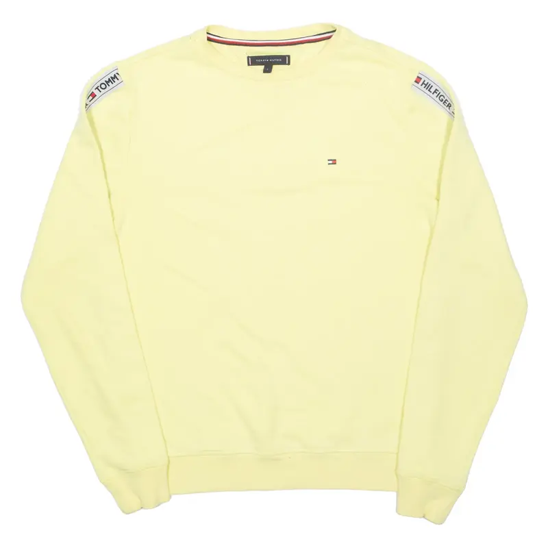 TOMMY HILFIGER Mens Sweatshirt Yellow S