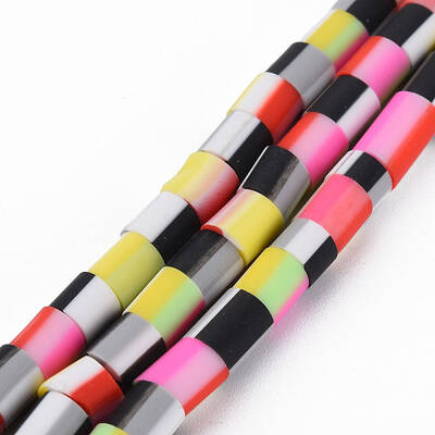 Handmade Polymer Clay Bead Strands