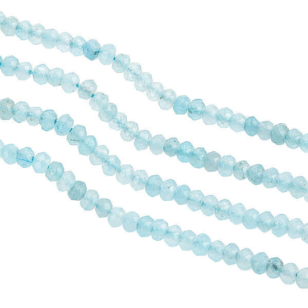 Dyed Natural Malaysia Jade Rondelle Beads Strands
