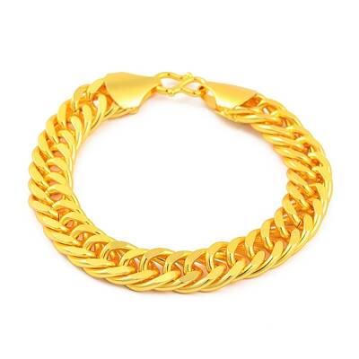 Brass Cuban Link Chain Bracelets