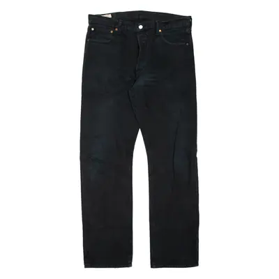 LEVI'S 501 BIG E Jeans Mens Black Regular Straight W36 L34