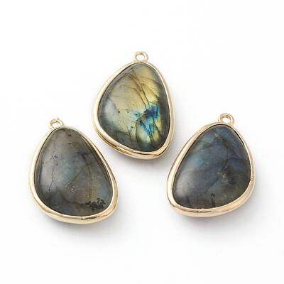 Natural Labradorite Pendants