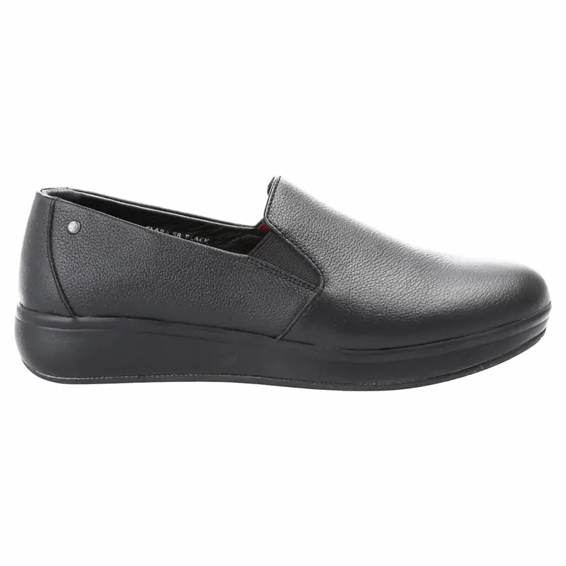 Joya Clara SR Leather Women's Slip On Shoes - Black - Size:US 10 Women