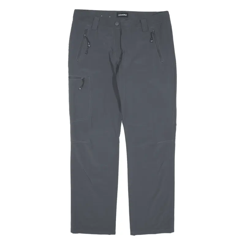 SCHOFFEL Trousers Grey Regular Straight Womens W31 L27