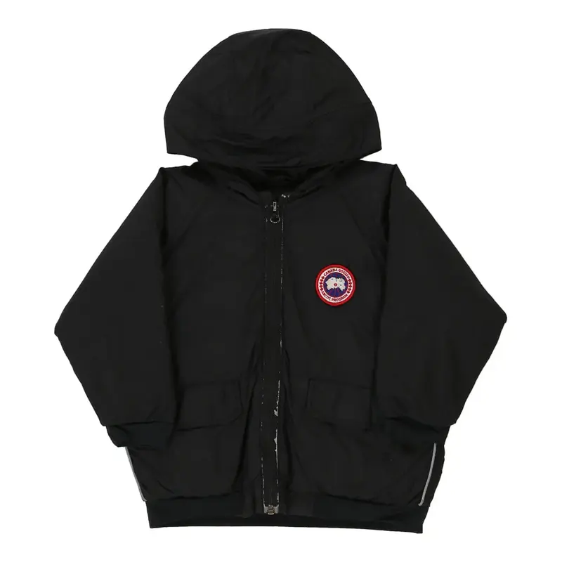 Age 4 Canada Goose Puffer - XS Black Nylon Blend
