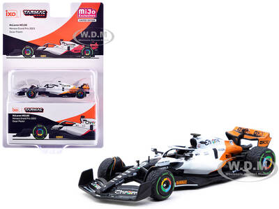 McLaren MCL60 #81 Oscar Piastri Formula One F1 Monaco GP (2023) Global64 Series 1/64 Diecast Model Car by Tarmac Works