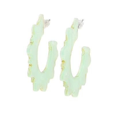 Acrylic Sun Stud Earrings