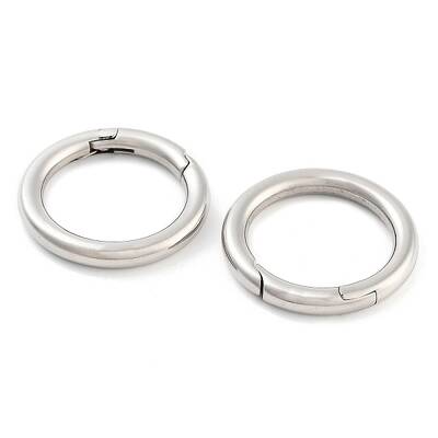 Non-Tarnish 316 Stainless Steel Spring Gate Rings
