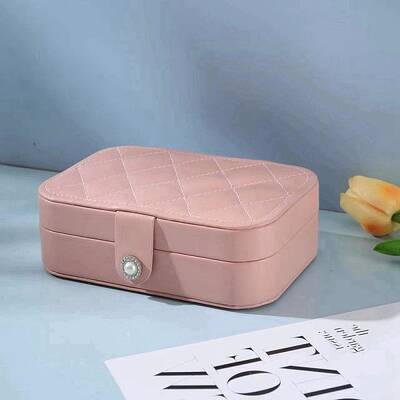 PU Leather Jewelry Set Organizer Box