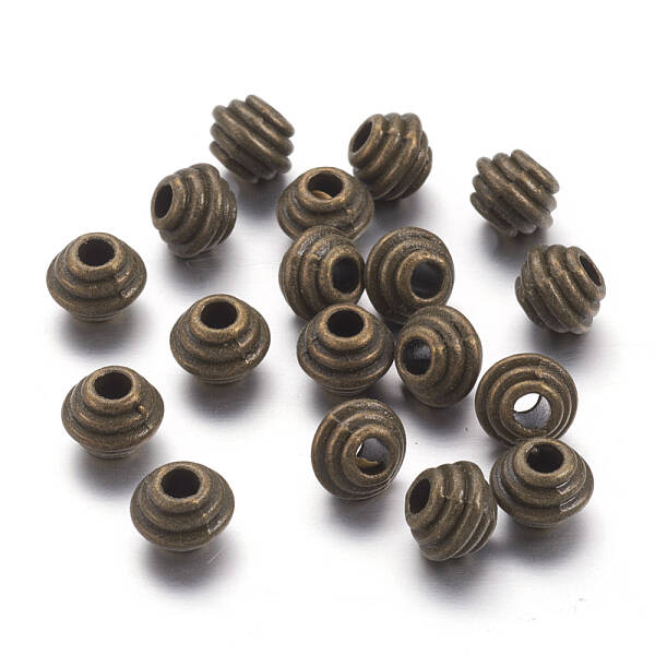 Tibetan Style Alloy Spacer Beads