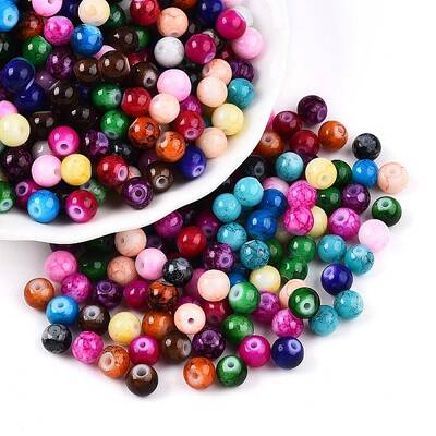 Baking Painted Glass Beads