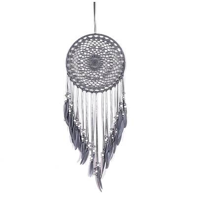 Woven Web/Net with Feather Wall Hanging Decorations