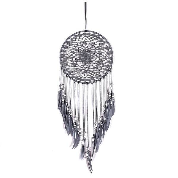 Woven Web/Net with Feather Wall Hanging Decorations